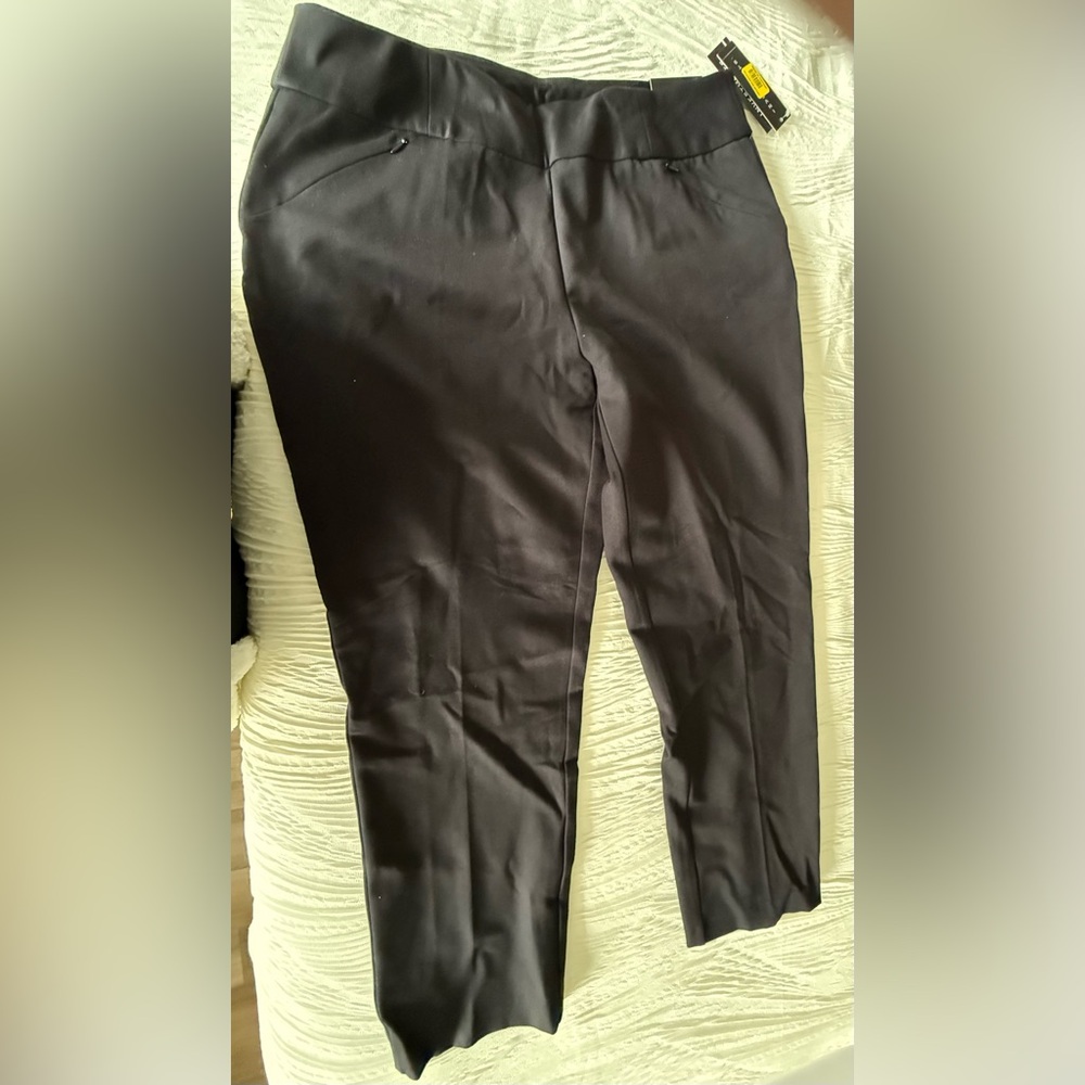 Investments Women's Straight Leg Pants in Black